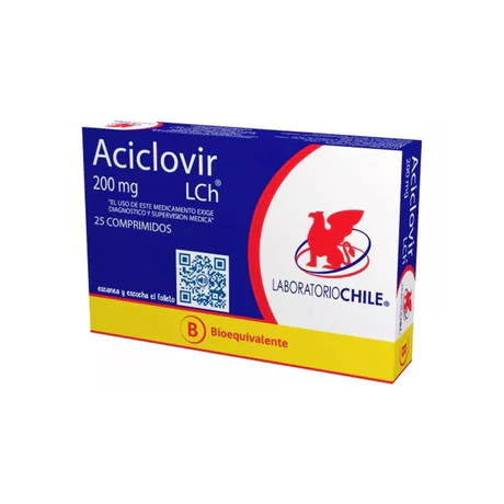ACICLOVIR (B) 200MG 25 COMPRIMIDOS