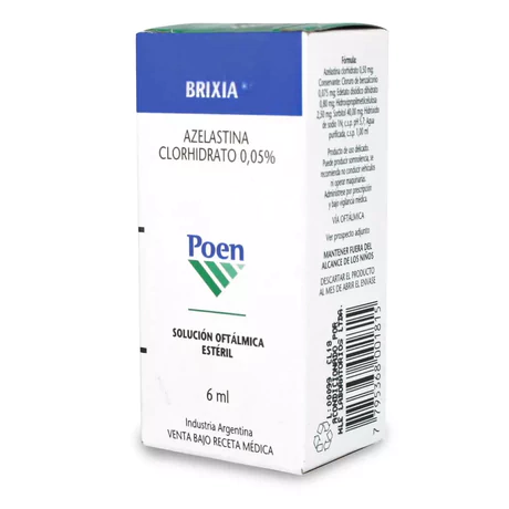 BRIXIA (B) AZELASTINA 0.05% SOLUCIÓN OFTÁLMICA 6ML