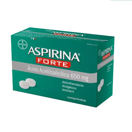 ASPIRINA FORTE 650 MG. 10 COMPRIMIDOS