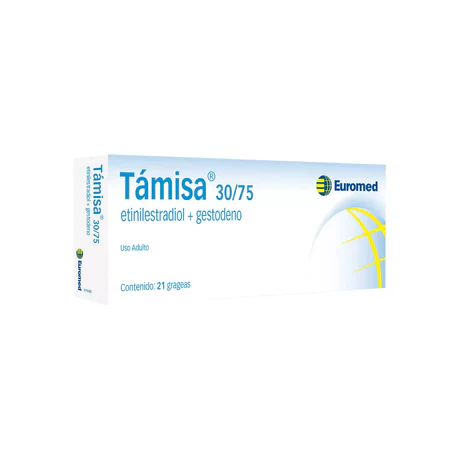 TAMISA ETINILESTRADIOL / GESTODENO 30/75 21 GRAGEAS