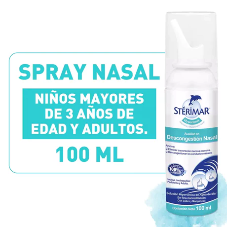 STÉRIMAR DESCONGESTIÓN NASAL SOLUCIÓN DE AGUA DE MAR 100ML