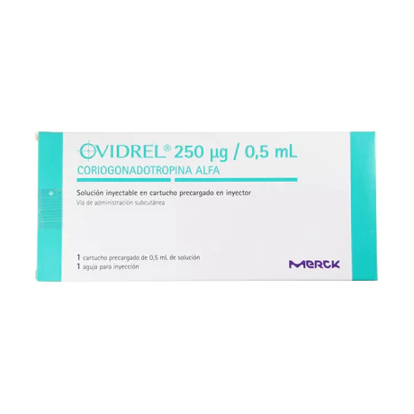 OVIDREL CORIOGONADOTROPINA ALFA 250MCG INYECTABLE 1 FRASCO-AMPOLLA