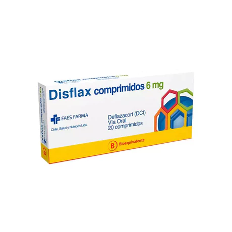 DISFLAX (B) DEFLAZACORT 6MG 20 COMPRIMIDOS