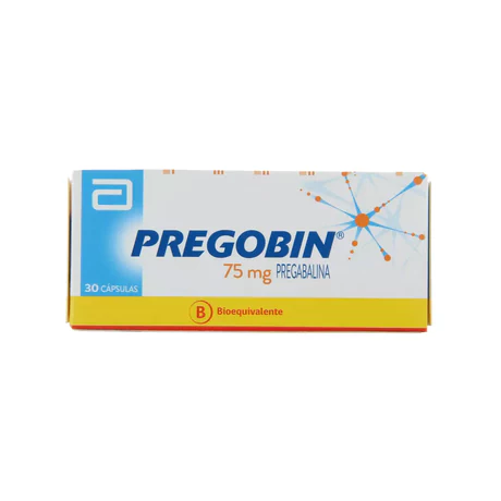 PREGOBIN (B) PREGABALINA 75MG 30 CÁPSULAS