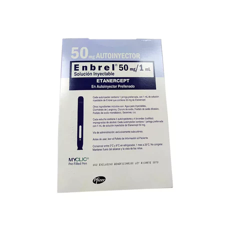 ENBREL ETANERCEPT 50MG/ML INYECTABLE 1 AUTOINYECTOR PRELLENADO