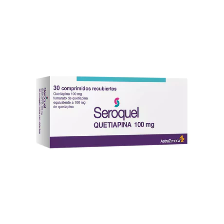 SEROQUEL (R) QUETIAPINA 100MG 30 COMPRIMIDOS RECUBIERTOS
