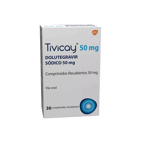 TIVICAY DOLUTEGRAVIR 50MG 30 COMPRIMIDOS RECUBIERTOS