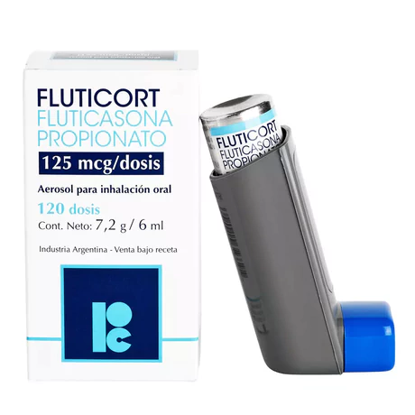 FLUTICORT FLUTICASONA 125MCG INHALACIÓN 120 DOSIS