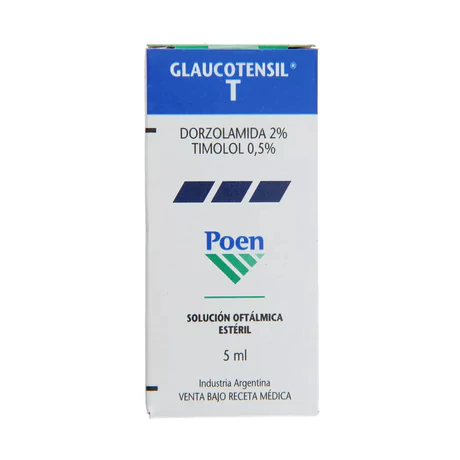 GLAUCOTENSIL T (B) DORZOLAMIDA / TIMOLOL SOLUCIÓN OFTÁLMICA 5ML
