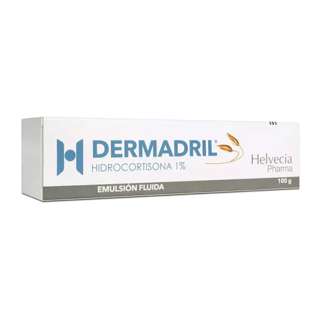 DERMADRIL HIDROCORTISONA 1% EMULSIÓN FLUIDA 100G