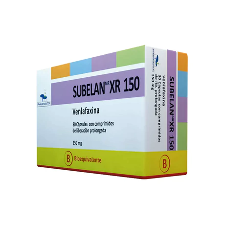 SUBELAN XR (B) VENLAFAXINA 150MG 30 CÁPSULAS PROLONGADAS