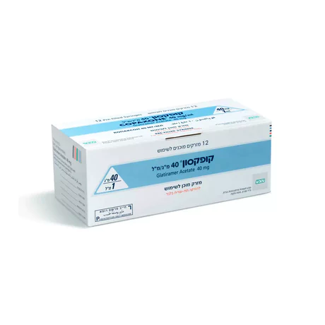 COPAXONE GLATIRAMER 40MG/ML 12 JERINGAS PRELLENADAS