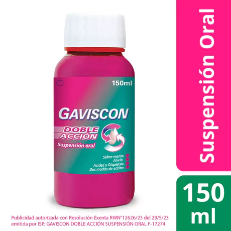 GAVISCON DOBLE ACCIÓN JARABE 150ML