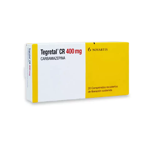 TEGRETAL CR (R) CARBAMAZEPINA 400MG 20 COMPRIMIDOS