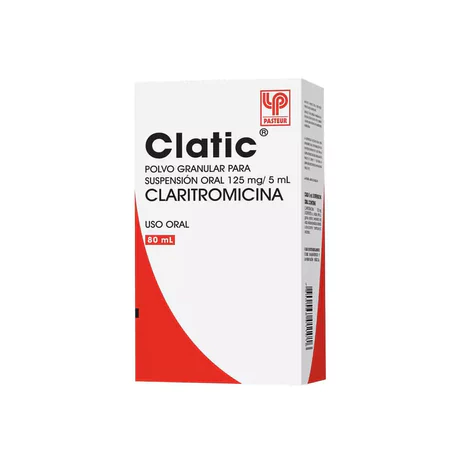 CLATIC CLARITROMICINA 125MG/5ML POLVO ORAL 80ML