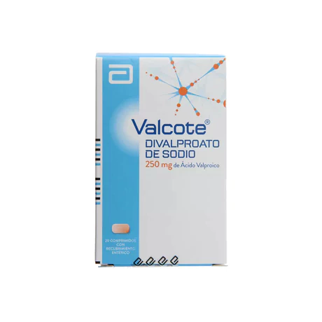 VALCOTE (R) ÁCIDO VALPROICO 250MG 20 COMPRIMIDOS RECUBIERTOS