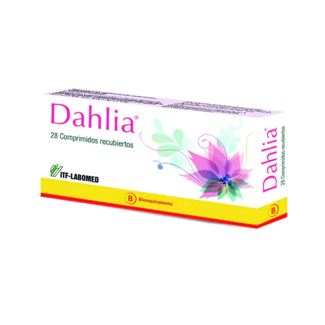 DAHLIA (B) DROSPIRENONA / ETINILESTRADIOL 28 COMPRIMIDOS RECUBIERTOS