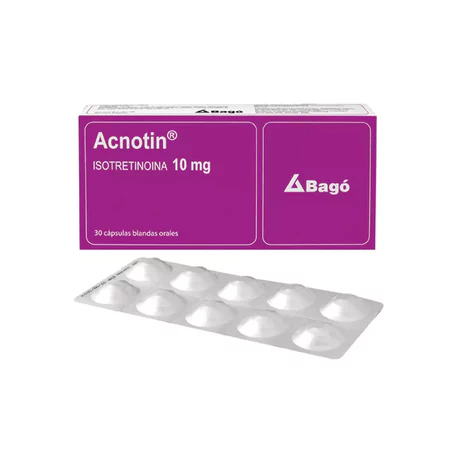 ACNOTIN (B) ISOTRETINOINA 10MG 30 CÁPSULAS BLANDAS