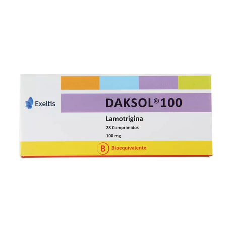 DAKSOL (B) LAMOTRIGINA 100MG 28 COMPRIMIDOS