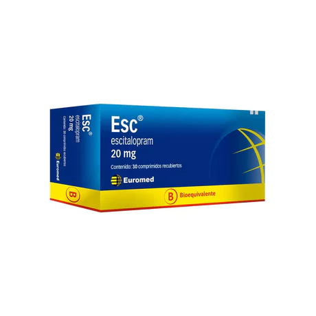 ESC (B) ESCITALOPRAM 20MG 30 COMPRIMIDOS RECUBIERTOS