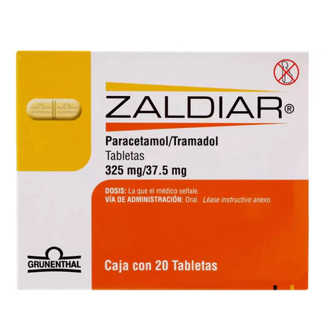 ZALDIAR PARACETAMOL / TRAMADOL 20 COMPRIMIDOS RECUBIERTOS