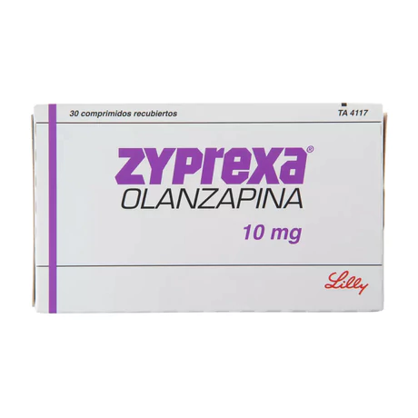 ZYPREXA (R) OLANZAPINA 10MG 30 COMPRIMIDOS RECUBIERTOS