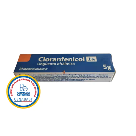CLORANFENICOL 1% UNGÜENTO OFTÁLMICO 5G - CENABAST