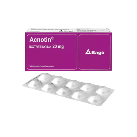 ACNOTIN (B) ISOTRETINOINA 20MG 30 CÁPSULAS BLANDAS