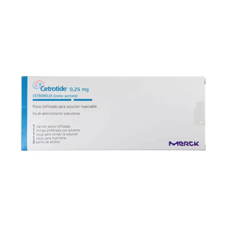 CETROTIDE CETRORELIX 0.25MG INYECTABLE 1 FRASCO-AMPOLLA