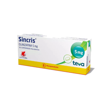 SINCRIS (B) OLANZAPINA 5MG 30 COMPRIMIDOS RECUBIERTOS