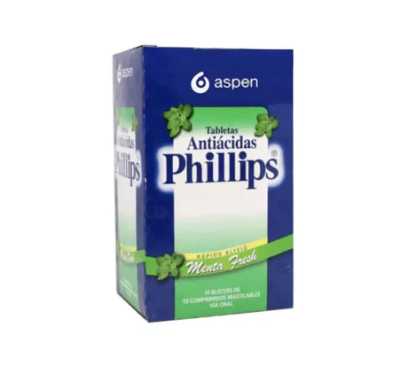 PHILLIPS MENTA 10 TABLETAS