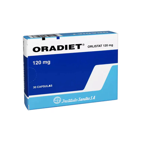 ORADIET ORLISTAT 120MG 30 CÁPSULAS