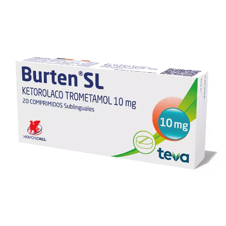 BURTEN KETOROLACO 10MG 20 COMPRIMIDOS