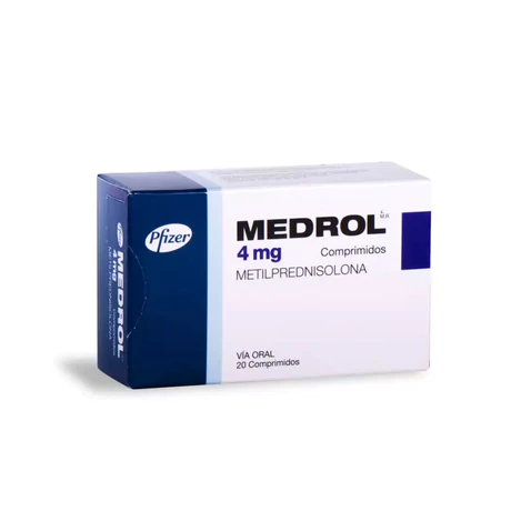 MEDROL METILPREDNISOLONA 4MG 20 COMPRIMIDOS