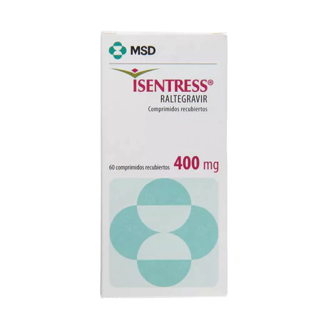 ISENTRESS RALTEGRAVIR 400MG 60 COMPRIMIDOS RECUBIERTOS