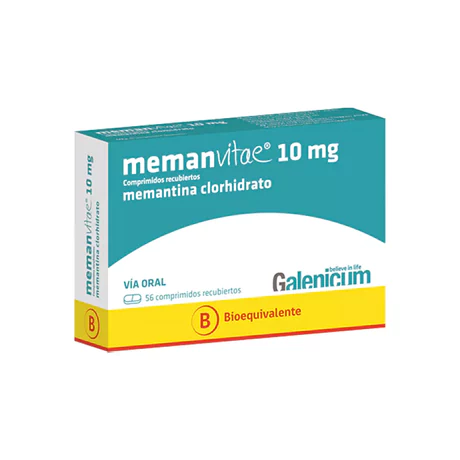 MEMANVITAE (B) MEMANTINA 10MG 56 COMPRIMIDOS RECUBIERTOS