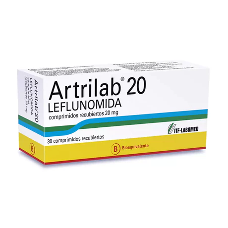 ARTRILAB (B) LEFLUNOMIDA 20MG 30 COMPRIMIDOS RECUBIERTOS