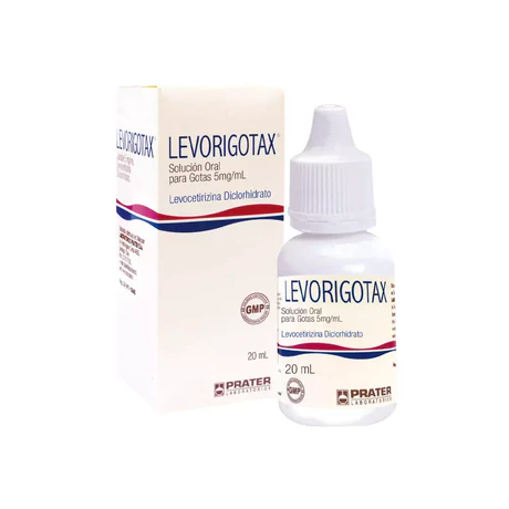 LEVORIGOTAX LEVOCETIRIZINA 5MG/ML ORAL GOTAS 20ML