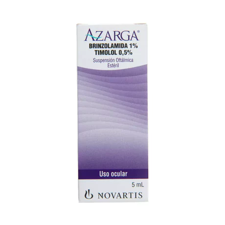 AZARGA BRINZOLAMIDA / TIMOLOL SOLUCIÓN OFTÁLMICA 5ML