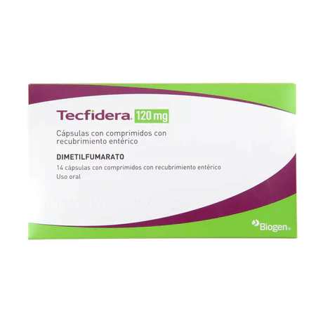 TECFIDERA DIMETILFUMARATO 120MG 14 CÁPSULAS