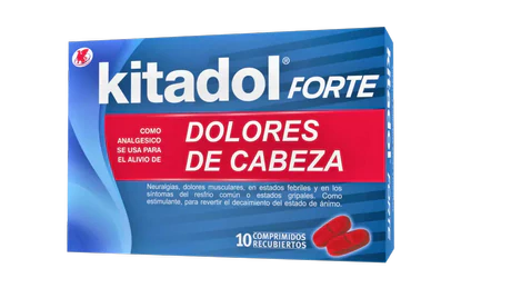 KITADOL FORTE PARACETAMOL / CAFEÍ­NA 10 COMPRIMIDOS RECUBIERTOS