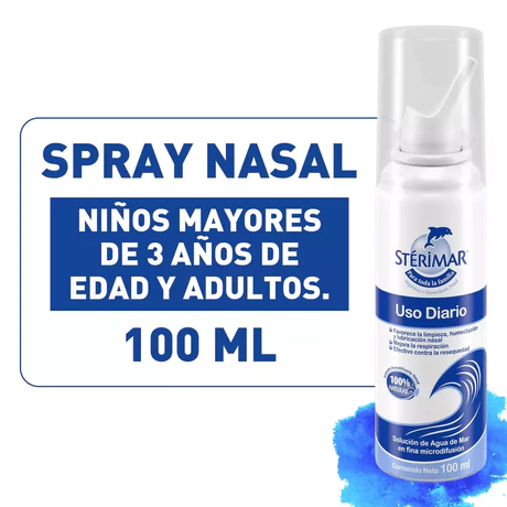 STÉRIMAR USO DIARIO SOLUCIÓN DE AGUA DE MAR 100ML