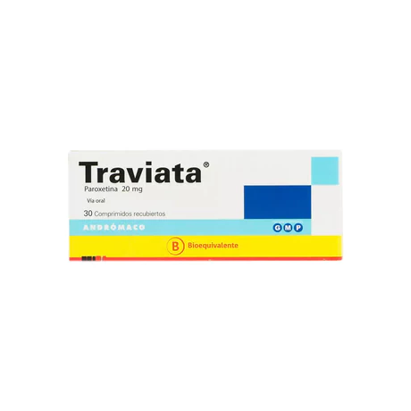TRAVIATA (B) PAROXETINA 20MG 30 COMPRIMIDOS RECUBIERTOS