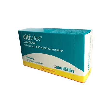 CITIVITAE (B) CITICOLINA 1000MG/10ML SOLUCIÓN ORAL 10 SOBRES