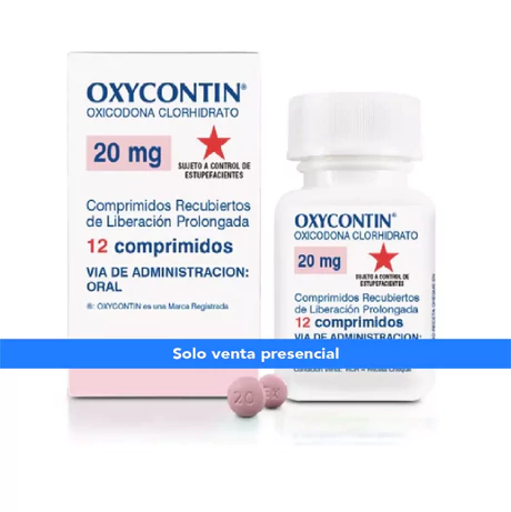 OXYCONTIN OXICODONA 20MG 12 COMPRIMIDOS PROLONGADOS