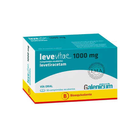 LEVEVITAE (B) LEVETIRACETAM 1000MG 30 COMPRIMIDOS RECUBIERTOS