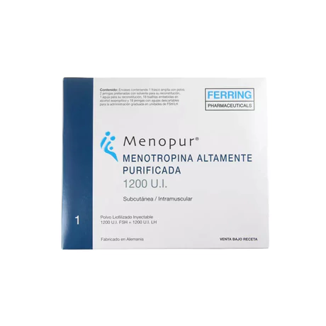 MENOPUR MENOTROPINA 1200UI INYECTABLE 1 FRASCO-AMPOLLA