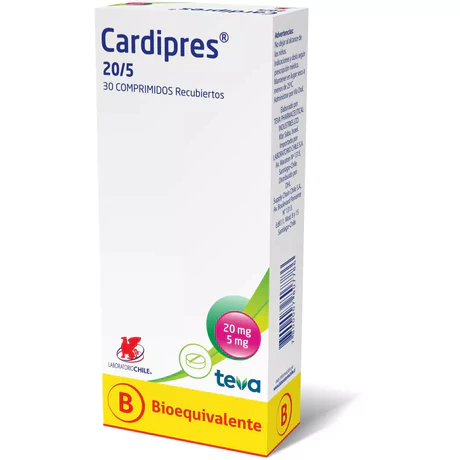 CARDIPRES (B) 20/5 AMLODIPINO / OLMESARTÁN 30 COMPRIMIDOS RECUBIERTOS