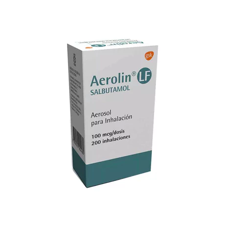 AEROLIN LF SALBUTAMOL 100MCG INHALACIÓN 200 DOSIS