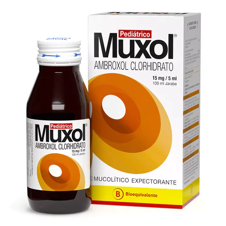 MUXOL PEDIÁTRICO AMBROXOL JARABE 100ML